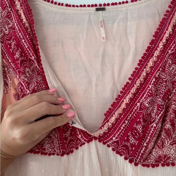 FREE PEOPLE My Love Mini Dress in Tea Combo XS - Picture 5 of 10